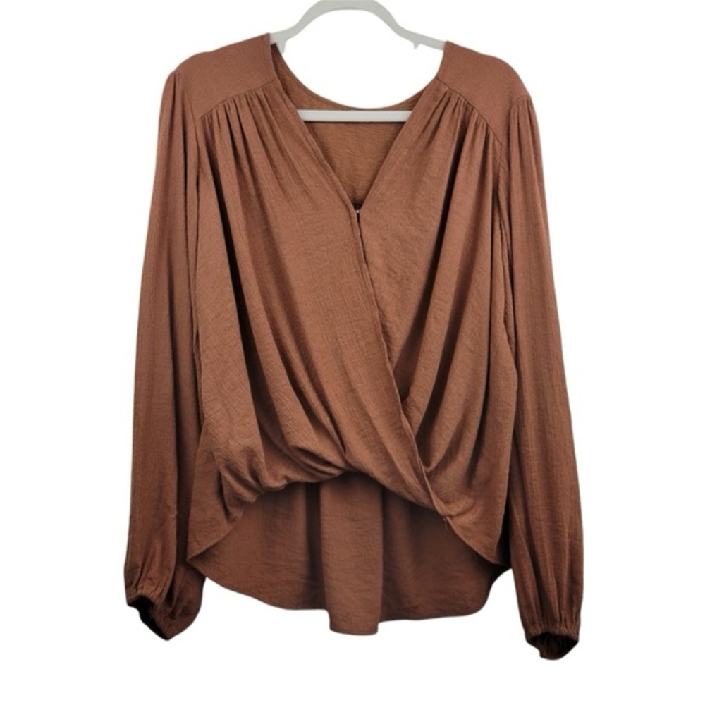Brown Free People Top
